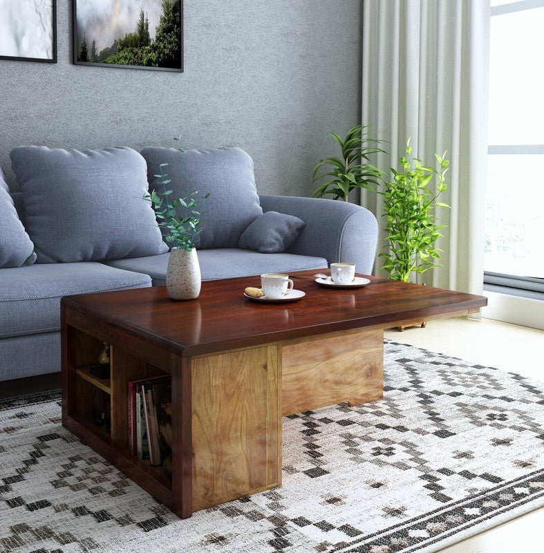 Bliss Solid Wood Coffee Table | Centre Table | For Living Room. - Torque India
